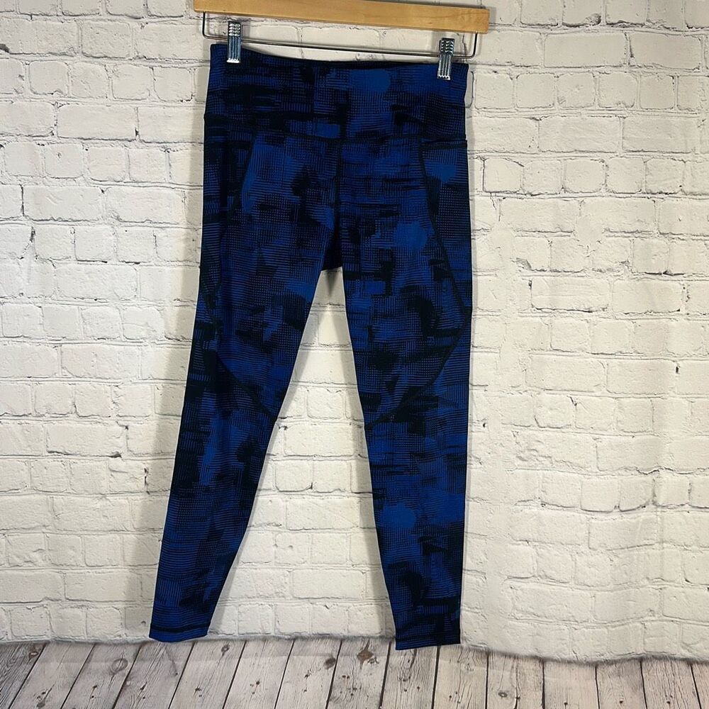 Sweaty Betty Power Womens High Rise Leggings size 6 Black Blue